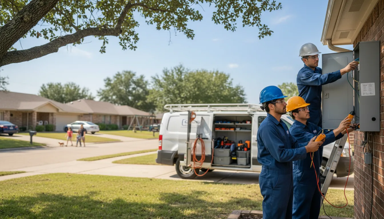 Certified electrician providing emergency electrical services in Pelham, TN